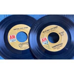 2 Carpenter 45 records Hurting Each Other Maybe It's You We've Only Just Begun